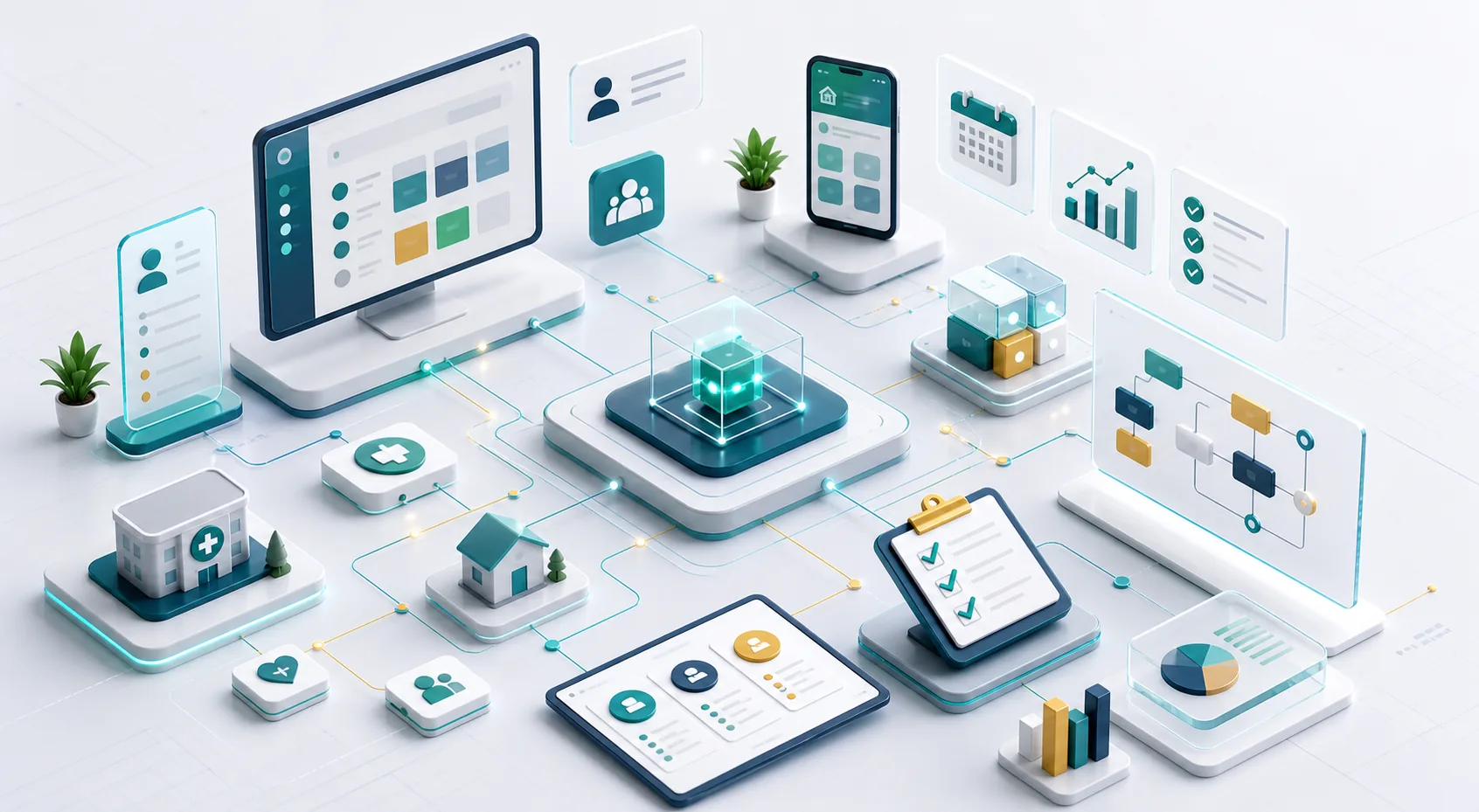 Practical digital systems and workflow technology visual